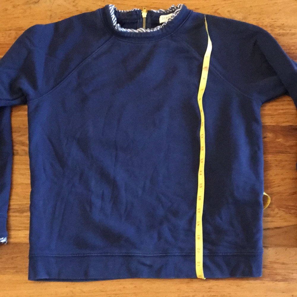 JCrew Ruffle Detail Sweatshirt - Picture 9 of 9